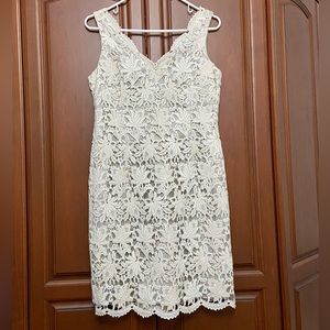 Ann Taylor gorgeous Lace evening dress